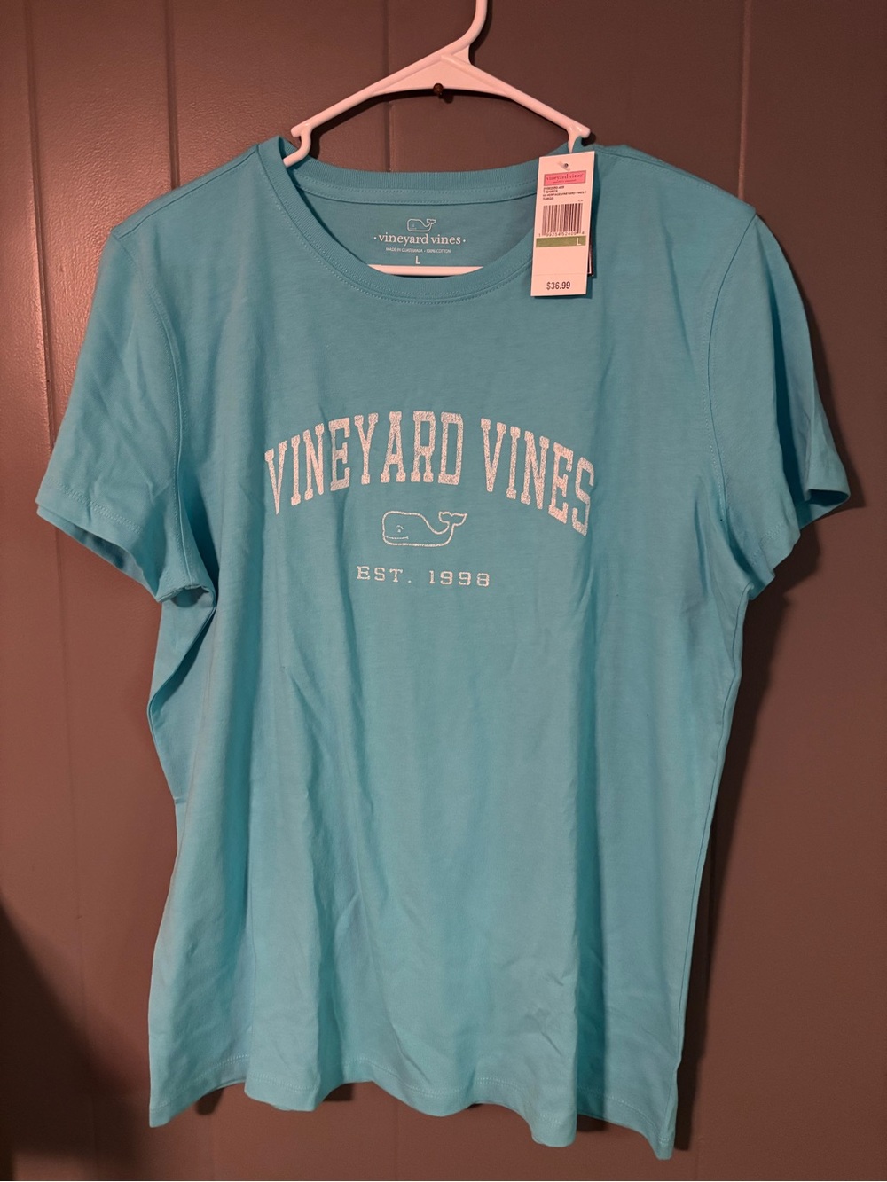 Vineyard Vines Women's Short Sleeve Logo Tee - Turquoise